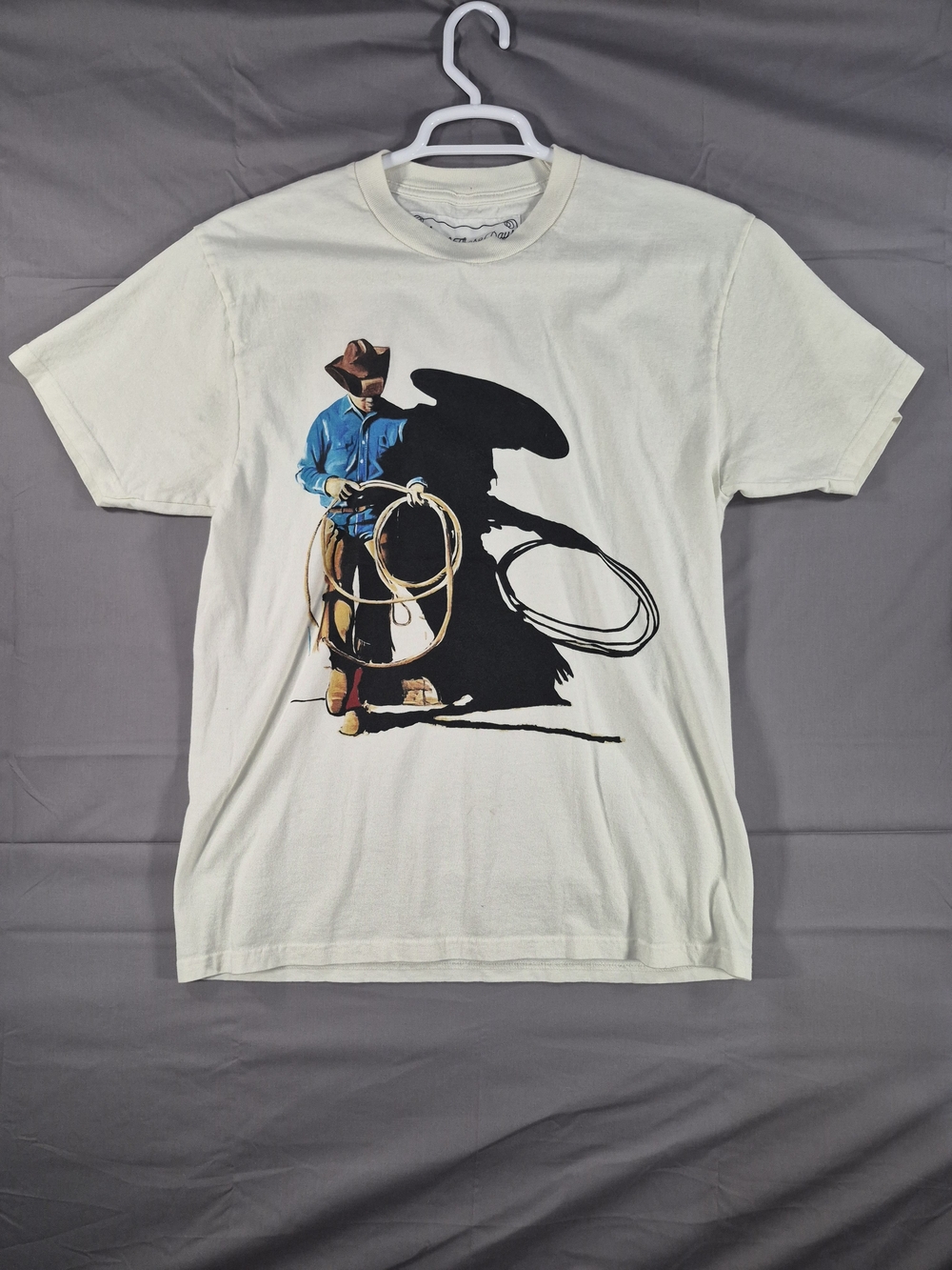 One Of These Days Wanted Graphic T-Shirt in Bone